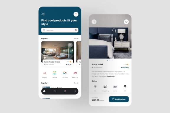 Travel Booking App UI Kit