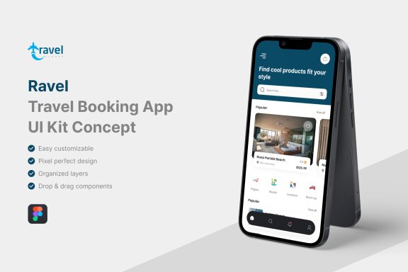 Travel Booking App UI Kit