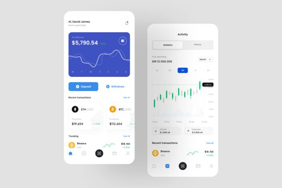 Crypto App UI Kit
