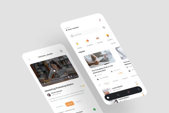 Online Course App UI Kit