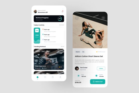 Fitness App UI Kit