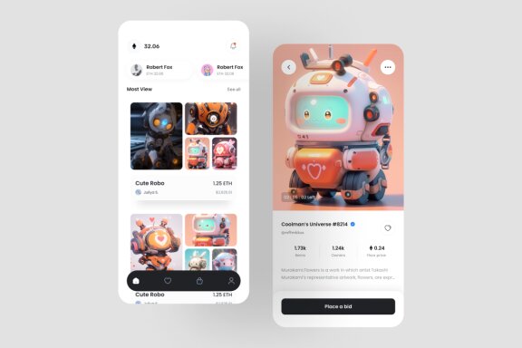 NFT Marketplace App UI Kit