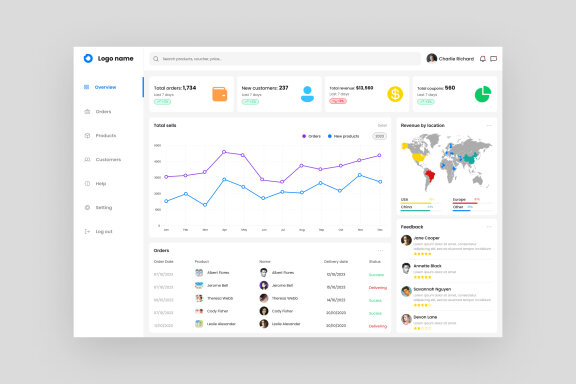E-Commerce Dashboard Ui Kit