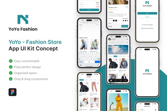  Fashion Store  App UI Kit