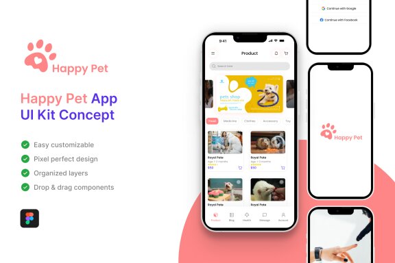 Pet Service App UI Kit.fig