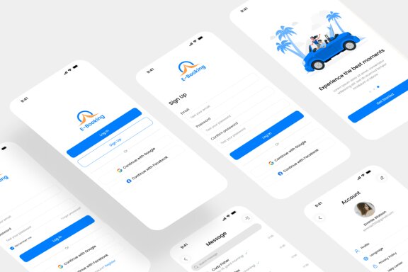 E-Booking App UI Kit