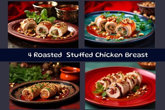 Roasted  Stuffed Chicken Breast