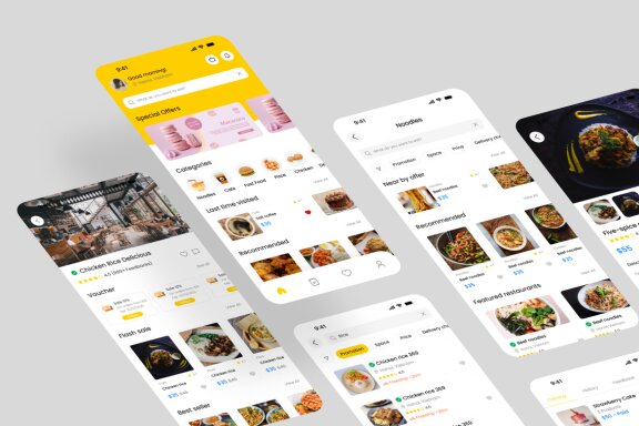 Food Delivery App UI Kit