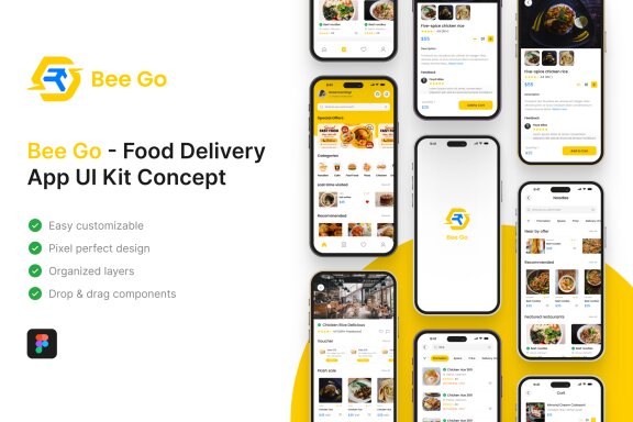 Food Delivery App UI Kit