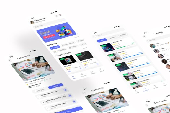  E-leaning App UI Kit