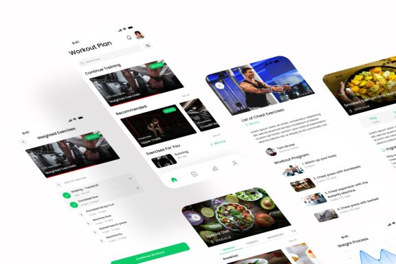  Fitness  App UI Kit