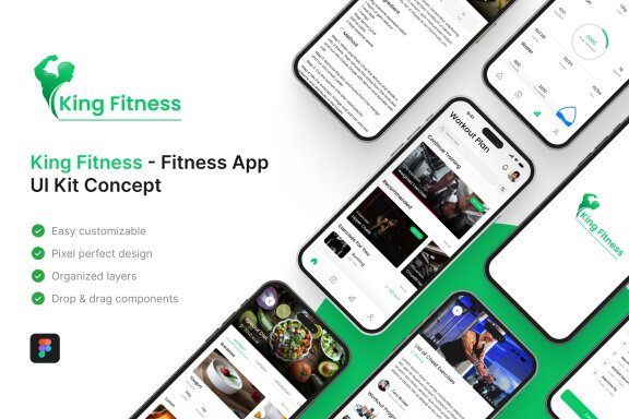  Fitness  App UI Kit