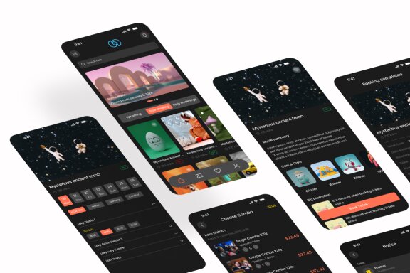 Book Movie Tickets App UI Kit