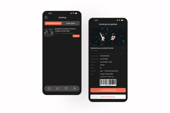 Book Movie Tickets App UI Kit