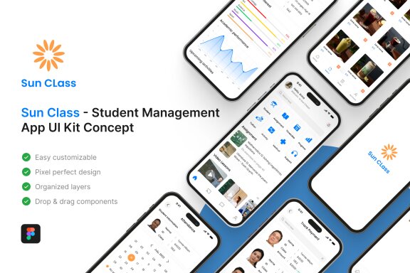 Student Management  App UI Kit