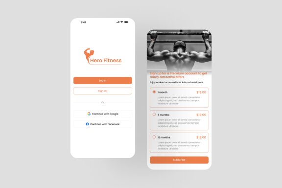 Fitness & Diet  App UI Kit