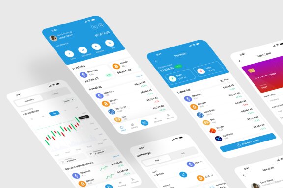 Crypto Wallet App UI Kit