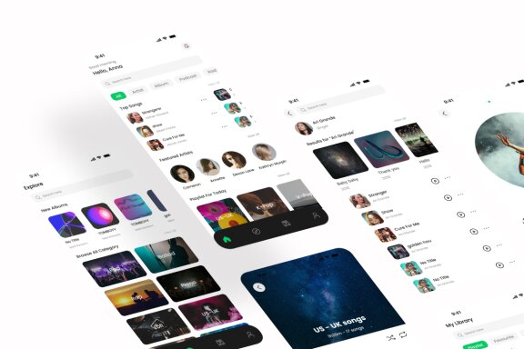 Music Player App UI Kit