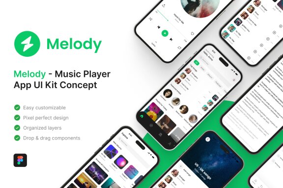 Music Player App UI Kit
