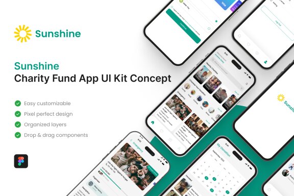 Charity Fund App UI Kit