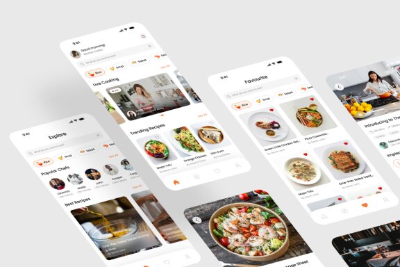 Cooking Recipes App UI Kit