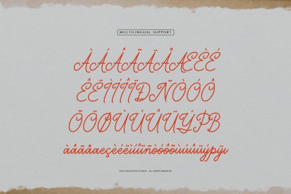 Marylona | Monoline Script font
