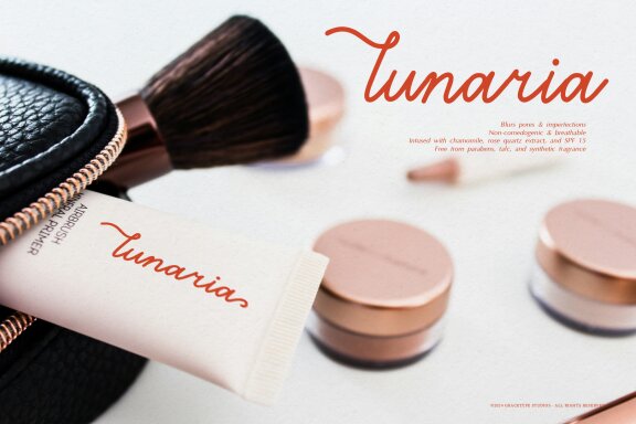 Marylona | Monoline Script font