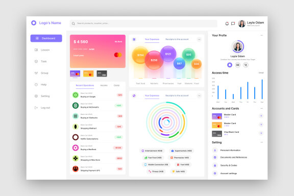 Finance Dashboard UI Kit