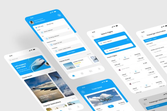 Flight Booking App UI Kit