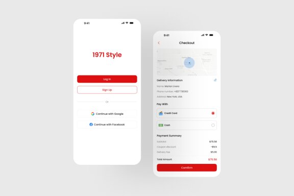 Fashion Store  App UI Kit