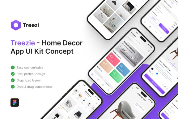 Home Decor App UI Kit