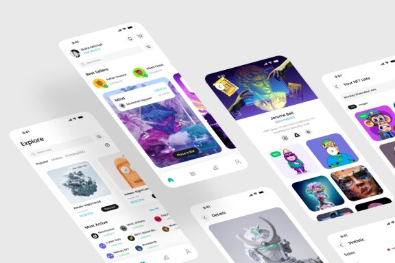 NFT Marketplace App UI Kit
