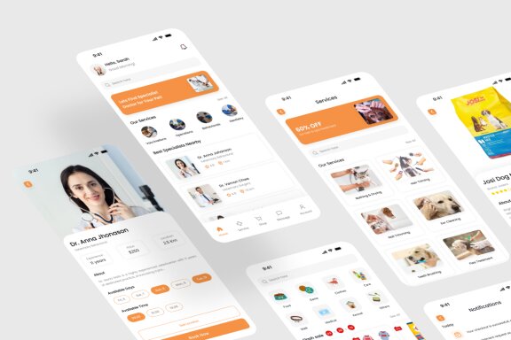 Pet Care App UI Kit
