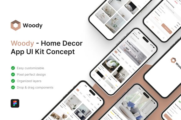 Home Decor App UI Kit