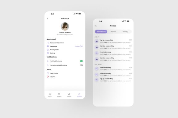 Baking & Wallet App UI Kit