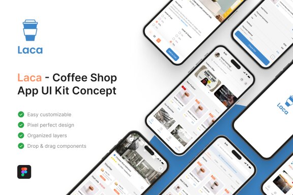 Coffee Shop App UI Kit