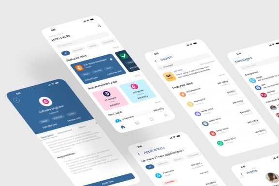 Job Finder App UI Kit