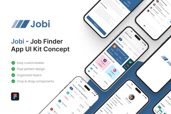 Job Finder App UI Kit