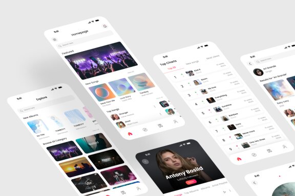 Music Player App UI Kit