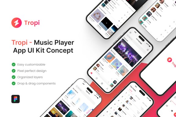 Music Player App UI Kit