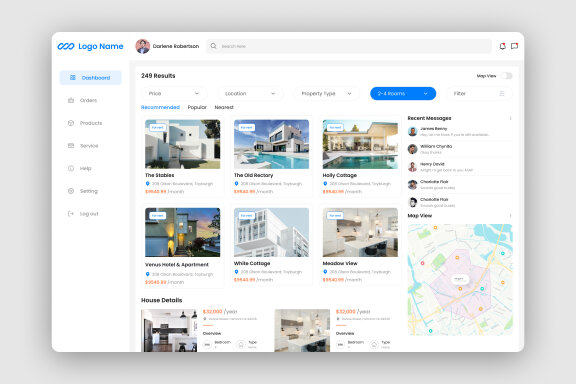 Real Estate Dashboard UI Kit
