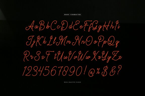 Stay Again | Monoline Script Font