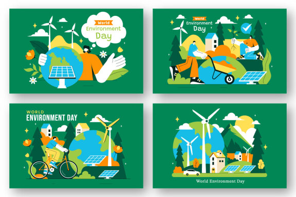 9 World Environment Day Illustration