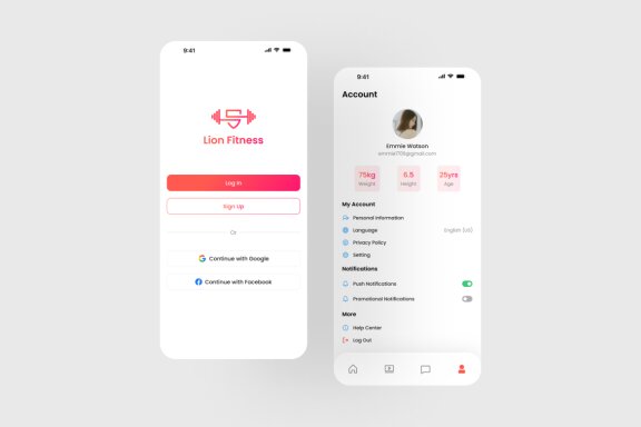 Fitness App UI Kit