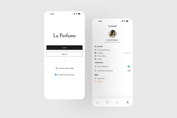Perfume Store  App UI Kit