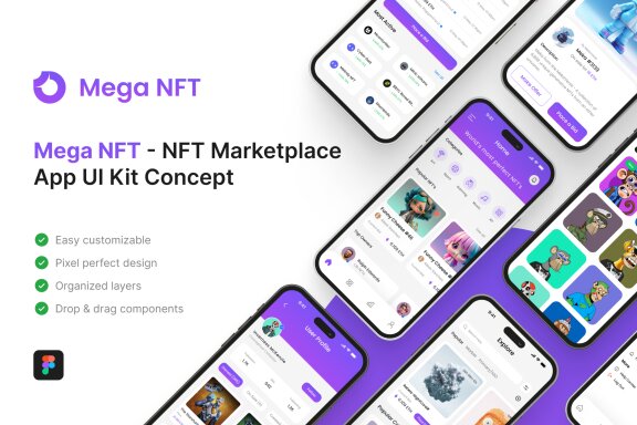 NFT Marketplace App UI Kit