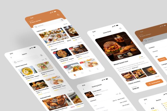  Food Delivery App UI Kit