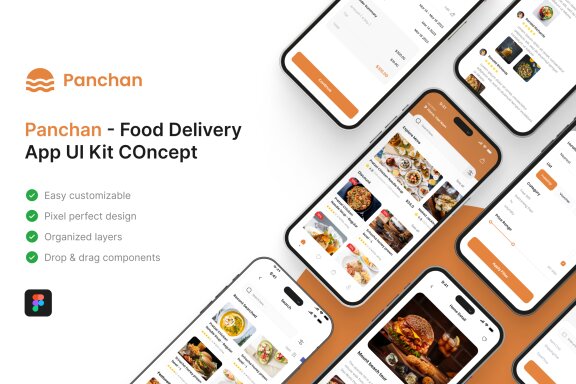  Food Delivery App UI Kit