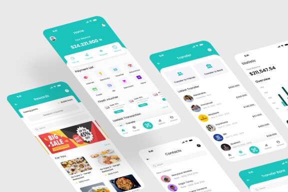 Financial & Digital Wallet App UI Kit