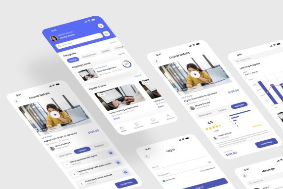 Online Learning App UI Kit